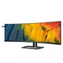 Philips 45B1U6900C/00 Monitor 44.5" Curvo SuperWide 32:9, Dual Quad HD 5120x1440, 75Hz, 4ms, VA, USB-C con 100W PD, DisplayPort, HDMI, HDR400, Altavoces, KVM, Negro