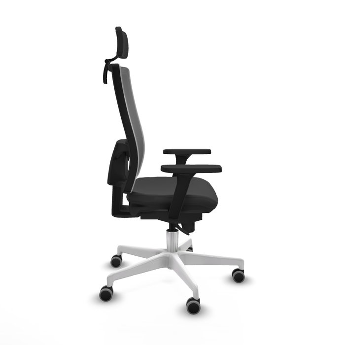 PIQUERAS Y CRESPO Silla de oficina Horna Gris con Mecanismo Sincro