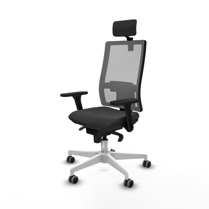 PIQUERAS Y CRESPO Silla de oficina Horna Gris con Mecanismo Sincro