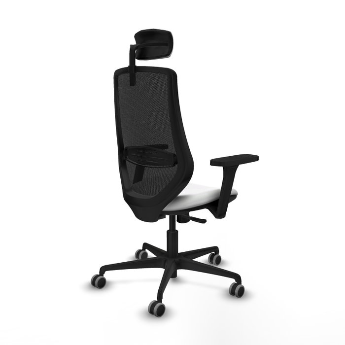 PIQUERAS Y CRESPO Silla de oficina Mardos con mecanismo Sincro Blanco y Negro PIQUERAS Y CRESPO Silla de oficina Mardos con mecanismo Sincro Blanco y Negro