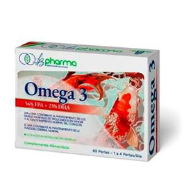 LB PHARMA Omega 3 60Cap. Ayuda Triglicéridos Corazón Función Cerebral