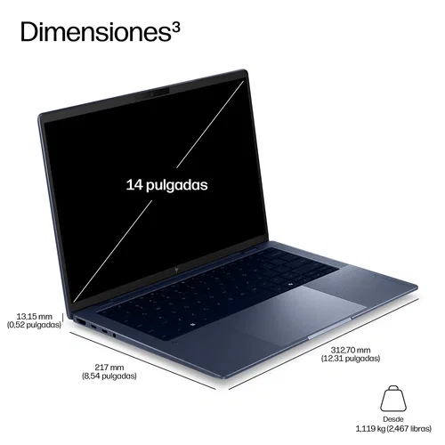 HP EliteBook X G2a 14 pulg. AMD Ryzen AI 7 PRO 32 GB RAM 1 TB SSD Azul HP EliteBook X G2a 14 pulg. AMD Ryzen AI 7 PRO 32 GB RAM 1 TB SSD Azul