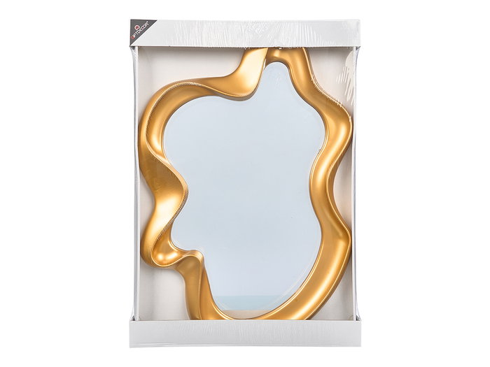 Giftdecor Espejo Forma Oro 80 cm Plástico (Set de 4) Giftdecor Espejo Forma Oro 80 cm Plástico (Set de 4)