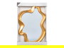 Giftdecor Espejo Forma Oro 80 cm Plástico (Set de 4)