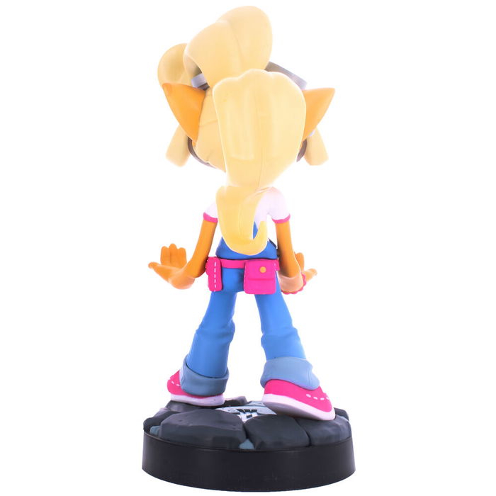 EXQUISITE GAMING Cable Guy Soporte Figura Coco Crash Bandicoot 21cm para Mandos y Móviles