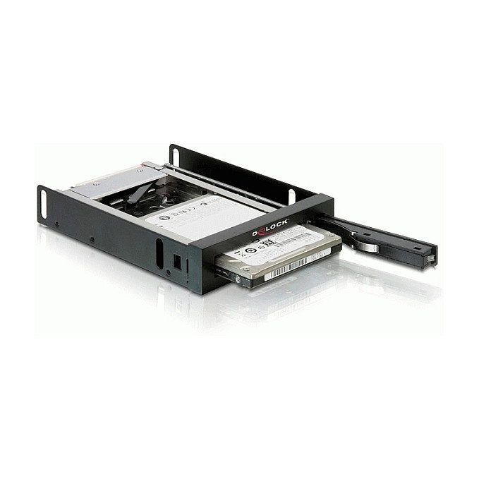 DeLOCK Marco intercambiable de 3.5 pulgadas para 1 x 2.5 pulg. SATA HDD/SSD