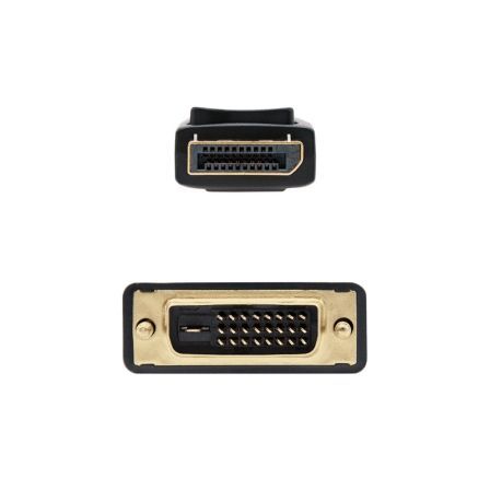 Nanocable Cable de Video DisplayPort Macho a DVI Macho - 3 Metros / 3m Conversor Adaptador DP a DVI Nanocable Cable de Video DisplayPort Macho a DVI Macho - 3 Metros / 3m Conversor Adaptador DP a DVI