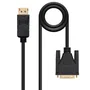 Nanocable Cable de Video DisplayPort Macho a DVI Macho - 3 Metros / 3m Conversor Adaptador DP a DVI