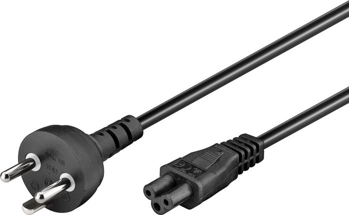 Goobay Mains Connection Cable Denmark, 2 m, Black Goobay Mains Connection Cable Denmark, 2 m, Black