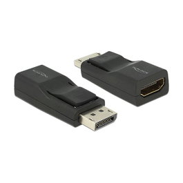 DeLOCK Adaptador DisplayPort 1.2 Macho a HDMI Hembra 4K Negro