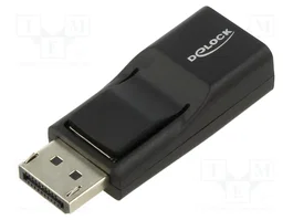 DeLOCK Adaptador DisplayPort 1.2 a HDMI 4K Pasivo Negro