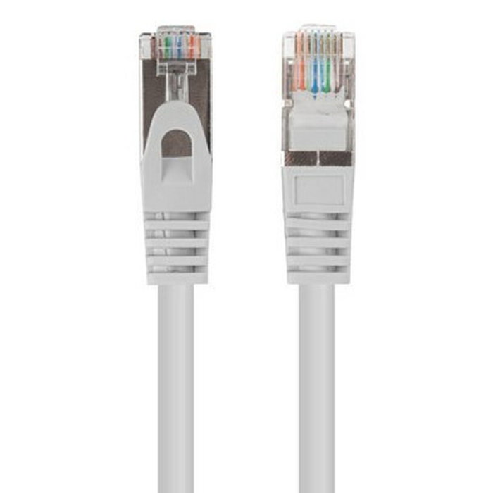 Lanberg Pack de 10 Patchcord Cat.6 F/UTP 3m Gris Fluke Passed
