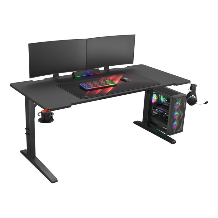 GENESIS Holm Modular 160 Escritorio Gaming Negro