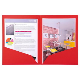 Subcarpeta Exacompta Rock´S Doble 210G A4 Rojo Paquete De 25