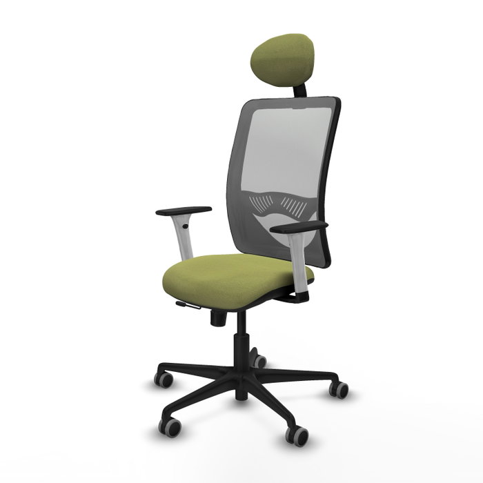 PIQUERAS Y CRESPO Silla de oficina Zulema Verde oliva y Gris PIQUERAS Y CRESPO Silla de oficina Zulema Verde oliva y Gris