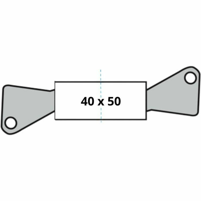 Yale Cilindro de cerradura YC2100 40x50 mm Niquelado