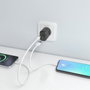 Aisens Cargador GaN 20W con USB-C PD 3.0 y USB-A QC 3.0 - Negro