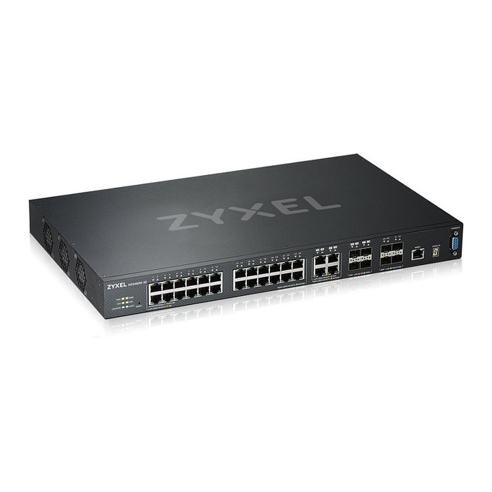 Zyxel XGS4600-32 Switch Gestionable Capa 3 con 24 Puertos Gigabit y 4 SFP+ Zyxel XGS4600-32 Switch Gestionable Capa 3 con 24 Puertos Gigabit y 4 SFP+