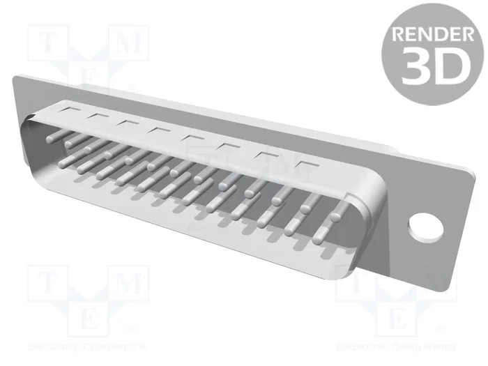 HARTING Conector D-Sub Macho de 25 Pines para Transferencia de Datos HARTING Conector D-Sub Macho de 25 Pines para Transferencia de Datos