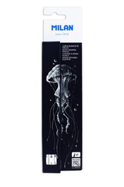 Lapices Milan Dibujo Mina Gruesa 4Mm Blancos Estuche De 3