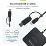 StarTech.com 1USB3-NVME-DOCK Dock adaptador USB-C/USB-A a M.2 NVMe Negro