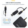StarTech.com 1USB3-NVME-DOCK Dock adaptador USB-C/USB-A a M.2 NVMe Negro