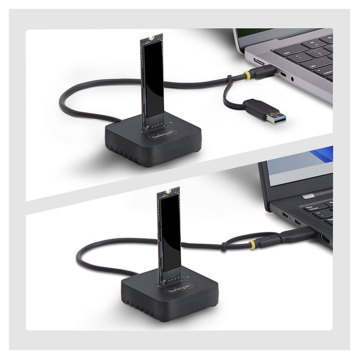 Startech Dock Adaptador USB-C / USB-A con Soporte para Accesorios