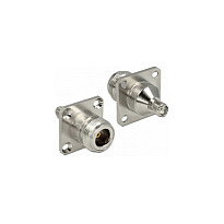 DeLOCK 88835 Adaptador N hembra a SMA hembra para montaje de 36,50 mm