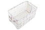 DKD Home Decor Set de 3 Cestas Algodón y Poliéster 35x25x22 cm