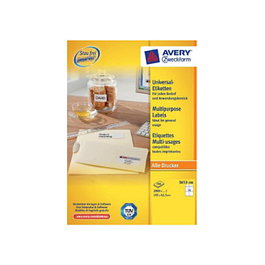 AVERY Zweckform Etiquetas 3653-200 blancas 105,0 x 42,3 mm