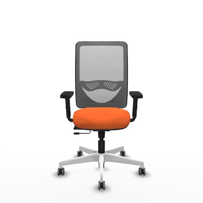 PIQUERAS Y CRESPO Silla de oficina Zulema Naranja y Gris PIQUERAS Y CRESPO Silla de oficina Zulema Naranja y Gris