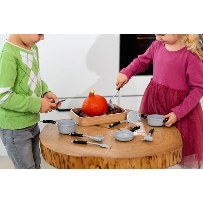 Klein Utensilios de Cocina para Niños con Sartén, Cacerola y Accesorios, Juego Completo, +3 Años