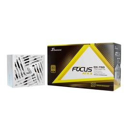Seasonic FOCUS-GX-750-V4-WHITE ATX 3.1 80+ Gold Fuente de Alimentación Blanca 750W Modular