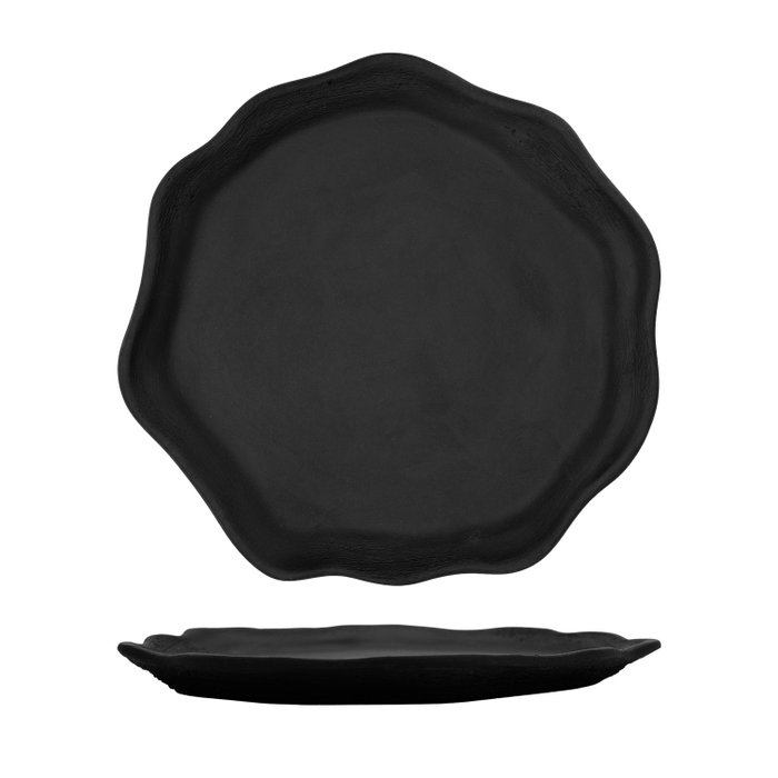 Summa Oyster Grafito Plato Llano 27 cm (Set de 6) Summa Oyster Grafito Plato Llano 27 cm (Set de 6)