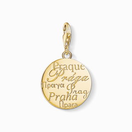 Thomas Sabo Dije Charm en Plata de Ley con Baño de Oro 18K