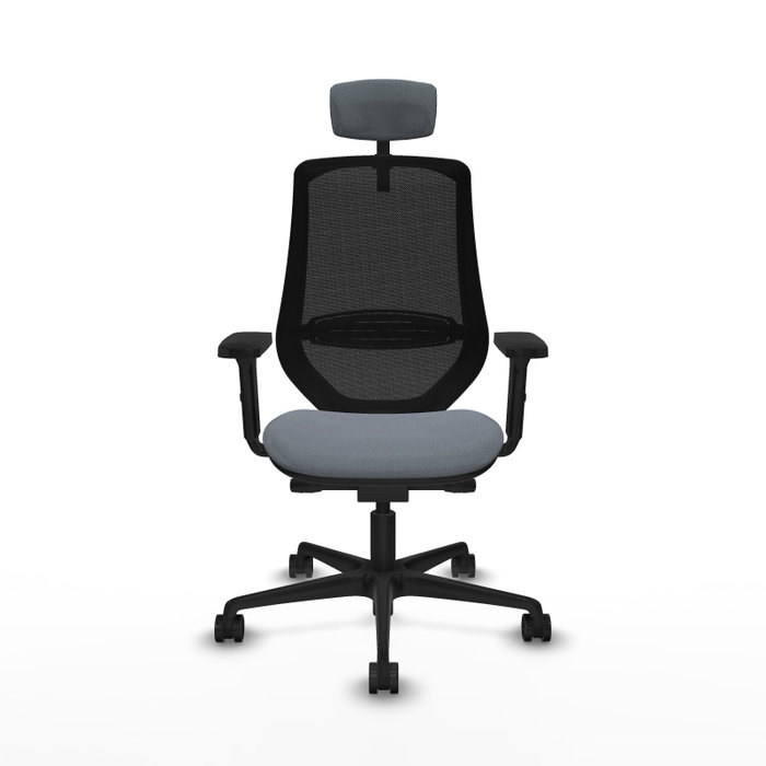 PIQUERAS Y CRESPO Silla de oficina Mardos con mecanismo Sincro/Traslack, Tela Gris y Malla Negra PIQUERAS Y CRESPO Silla de oficina Mardos con mecanismo Sincro/Traslack, Tela Gris y Malla Negra