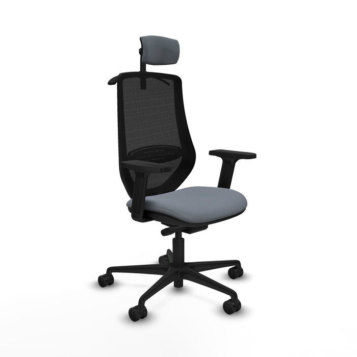 PIQUERAS Y CRESPO Silla de oficina Mardos con mecanismo Sincro/Traslack, Gris y Negro PIQUERAS Y CRESPO Silla de oficina Mardos con mecanismo Sincro/Traslack, Gris y Negro