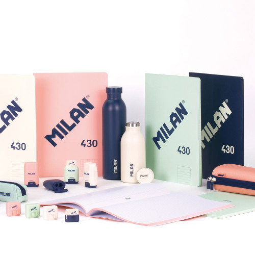 Milán Cuaderno A4 Encolado Cuadriculado Verde 48 Hojas