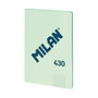 Milán Cuaderno A4 Encolado Cuadriculado Verde 48 Hojas