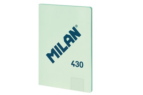Milán Cuaderno A4 Encolado Cuadriculado Verde 48 Hojas