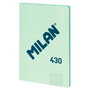Milán Cuaderno A4 Encolado Cuadriculado Verde 48 Hojas