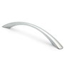 Trentadue Tirador Carlo Zamak C128 L164 Ral9006 Aluminio Mate para Mobiliario Diseño Moderno