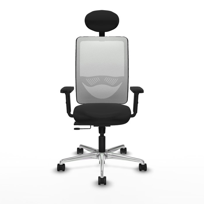 PIQUERAS Y CRESPO Silla de oficina Zulema con mecanismo Sincro/Traslack, Negro y Blanco PIQUERAS Y CRESPO Silla de oficina Zulema con mecanismo Sincro/Traslack, Negro y Blanco