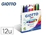 Giotto Lápices de Cera Caja de 12 Colores Surtidos Lavables