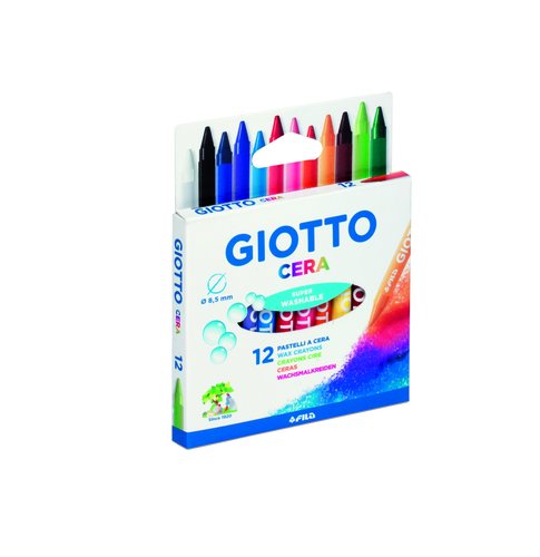 Giotto Lápices de Cera Colores Surtidos (12 Unidades)