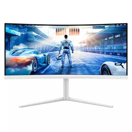 Philips Evnia 5000 34M2C5501A Monitor Gaming Curvo 34 Pulgadas WQHD 180Hz Blanco