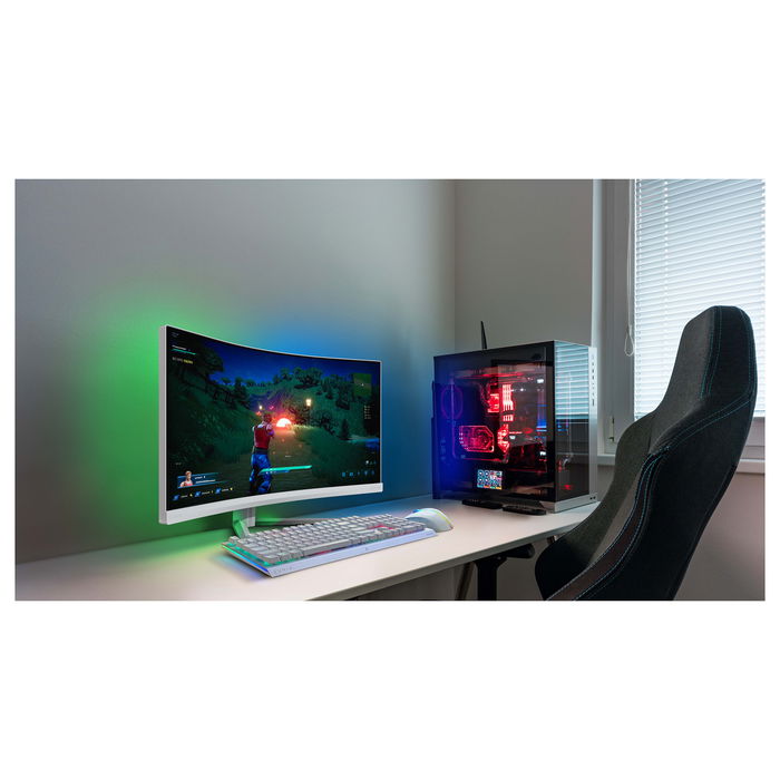 Philips Monitor Curvo 34M2C5501A 34 Pulgadas WQHD 1ms 180Hz VA 2xHDMI DP USB Blanco