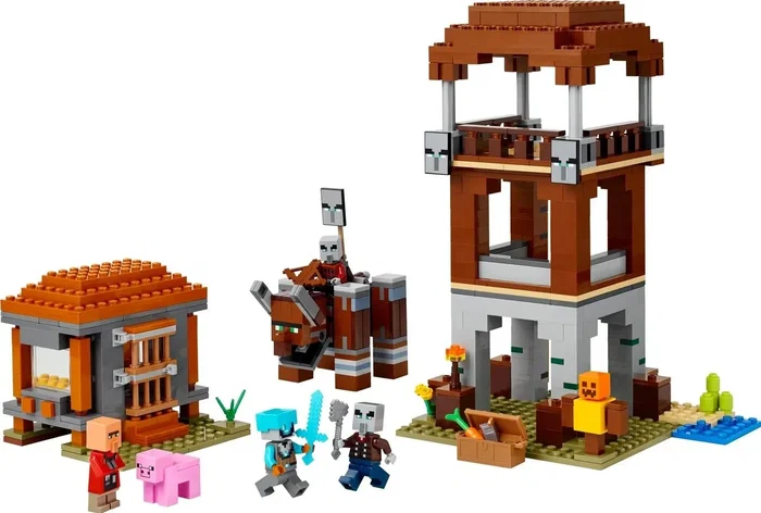 LEGO Minecraft El Puesto de Avanzada de los Saqueadores y el Devastador LEGO Minecraft El Puesto de Avanzada de los Saqueadores y el Devastador