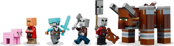 LEGO Minecraft El Puesto de Avanzada de los Saqueadores y el Devastador LEGO Minecraft El Puesto de Avanzada de los Saqueadores y el Devastador