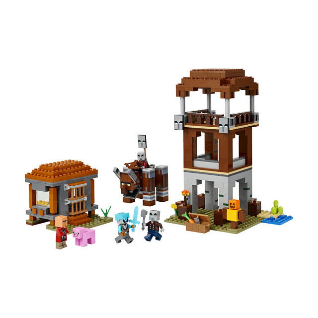 LEGO Minecraft El Puesto de Avanzada de los Saqueadores y el Devastador LEGO Minecraft El Puesto de Avanzada de los Saqueadores y el Devastador